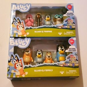Bluey Family And Friends Figures Pack Set Gift New